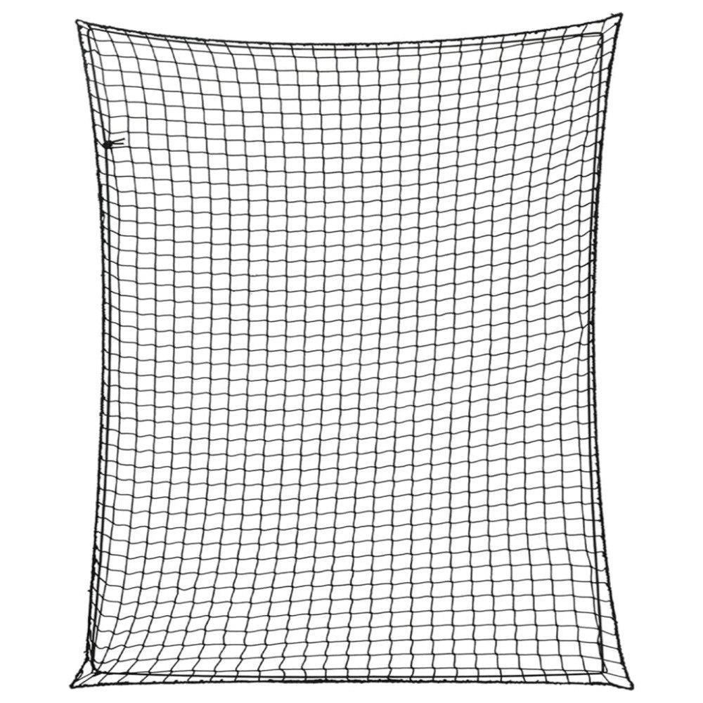vidaXL Lastnät med elastiskt rep svart 3x2,5 m PP