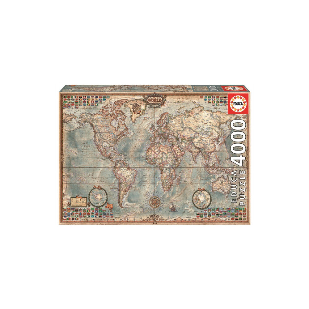 Paul Lamond Games Historical World Map 4000pc Puzzle (häftad, eng)