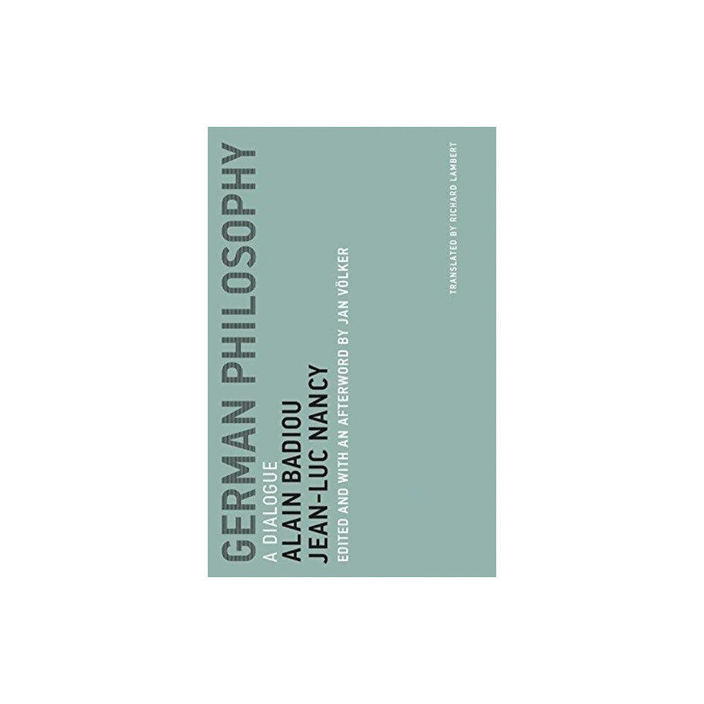 Mit press ltd German Philosophy (häftad, eng)