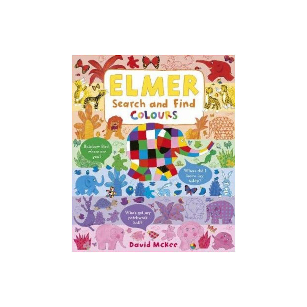 Andersen Press Ltd Elmer Search and Find Colours (bok, board book, eng)