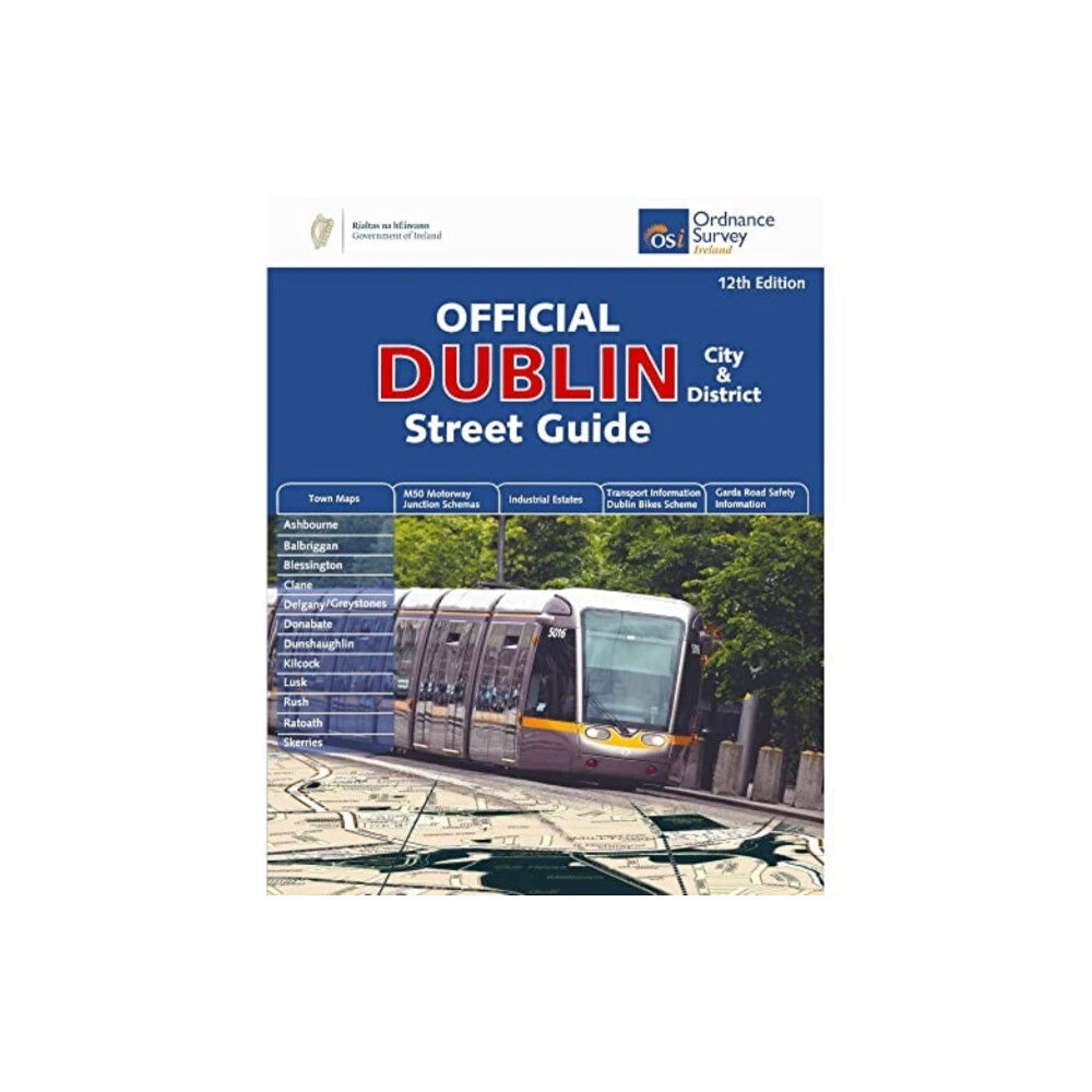 Ordnance Survey Official Dublin City & District Street Guide (bok, spiral, eng)