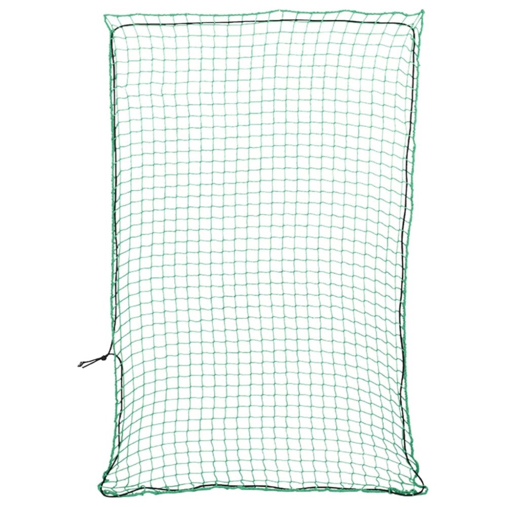 vidaXL Lastnät med elastiskt rep grön 5x3,5 m PP
