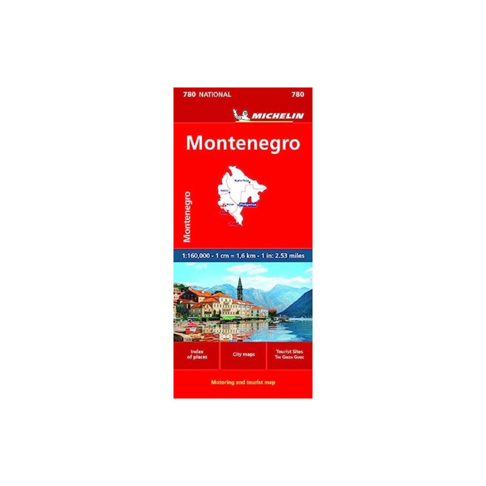 Michelin Editions Des Voyages Montenegro - Michelin National Map 780