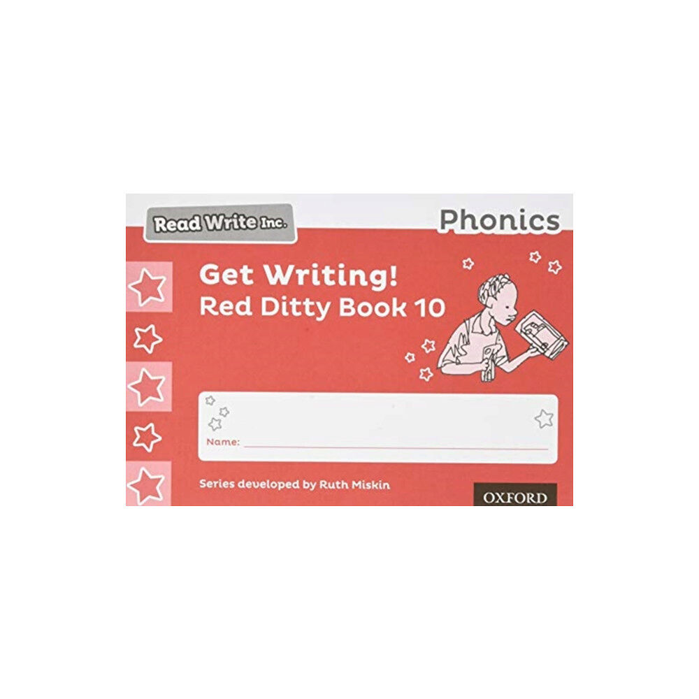 Oxford University Press Read Write Inc. Phonics: Get Writing! Red Ditty Book 10 Pack of 10 (häftad, eng)