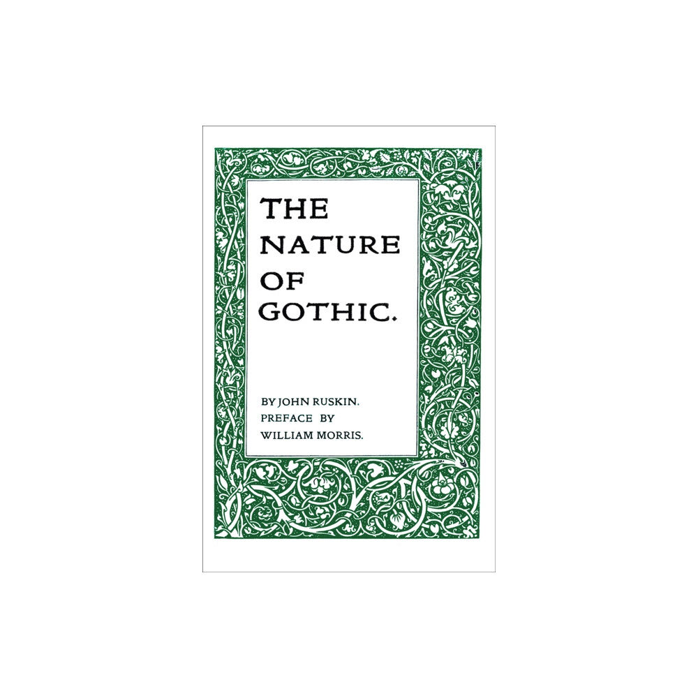 Pallas Athene Publishers The Nature of Gothic (häftad, eng)