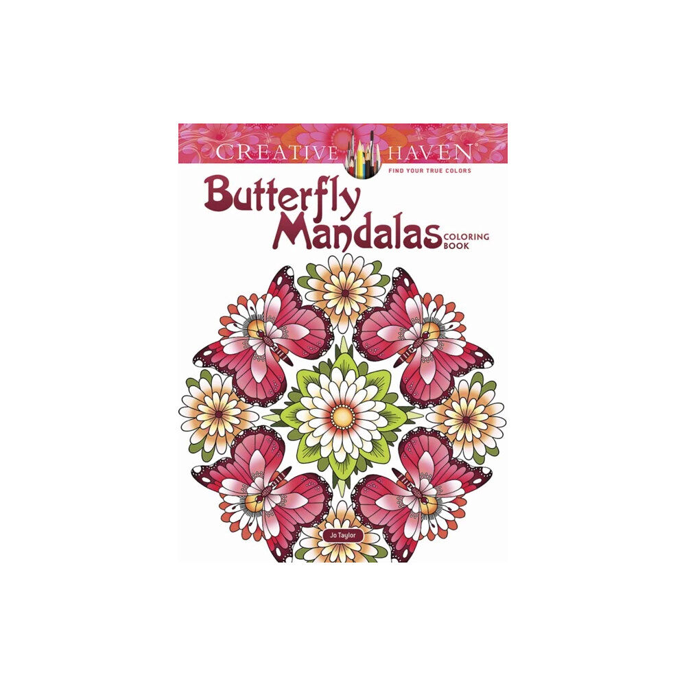 Dover publications inc. Creative Haven Butterfly Mandalas Coloring Book (häftad, eng)