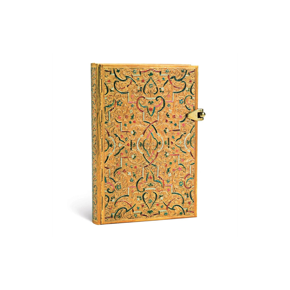 paperblanks Gold Inlay Mini Lined Hardcover Journal (inbunden, eng)