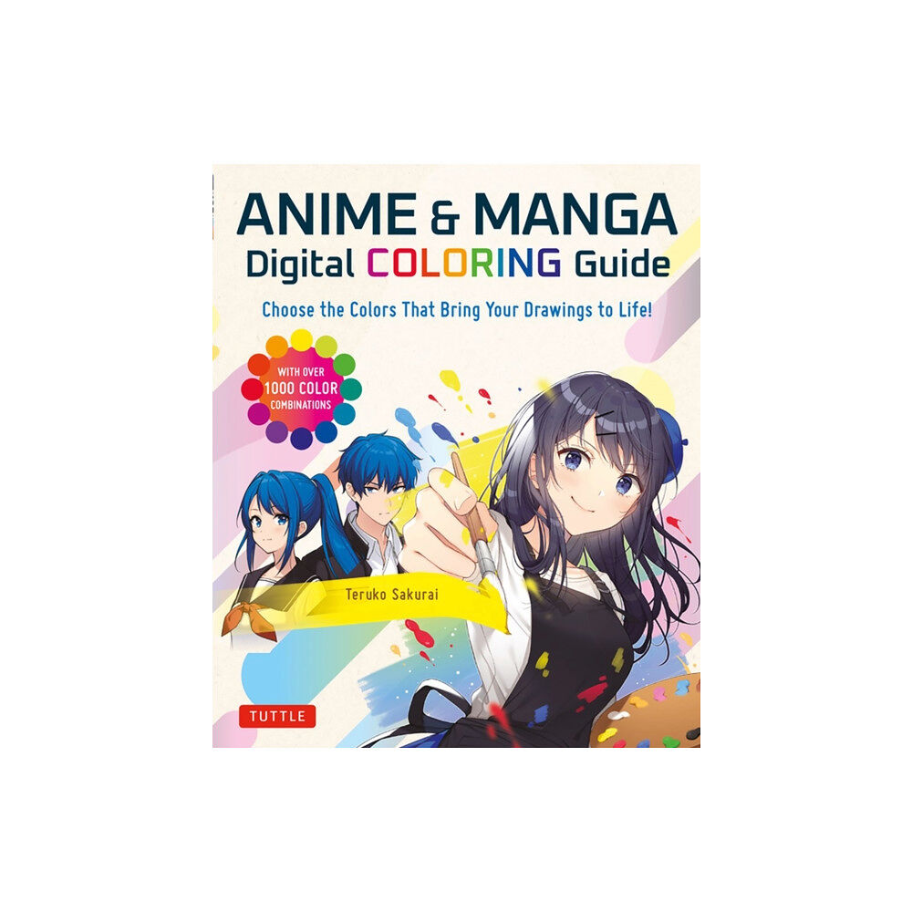 Tuttle Publishing Anime & Manga Digital Coloring Guide (häftad, eng)