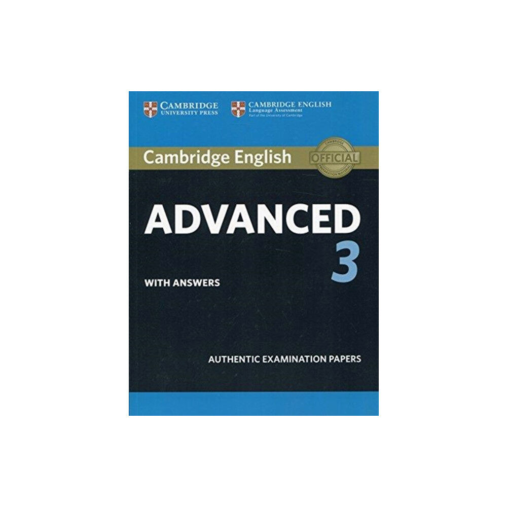Cambridge University Press Cambridge English Advanced 3 Student's Book with Answers (häftad, eng)