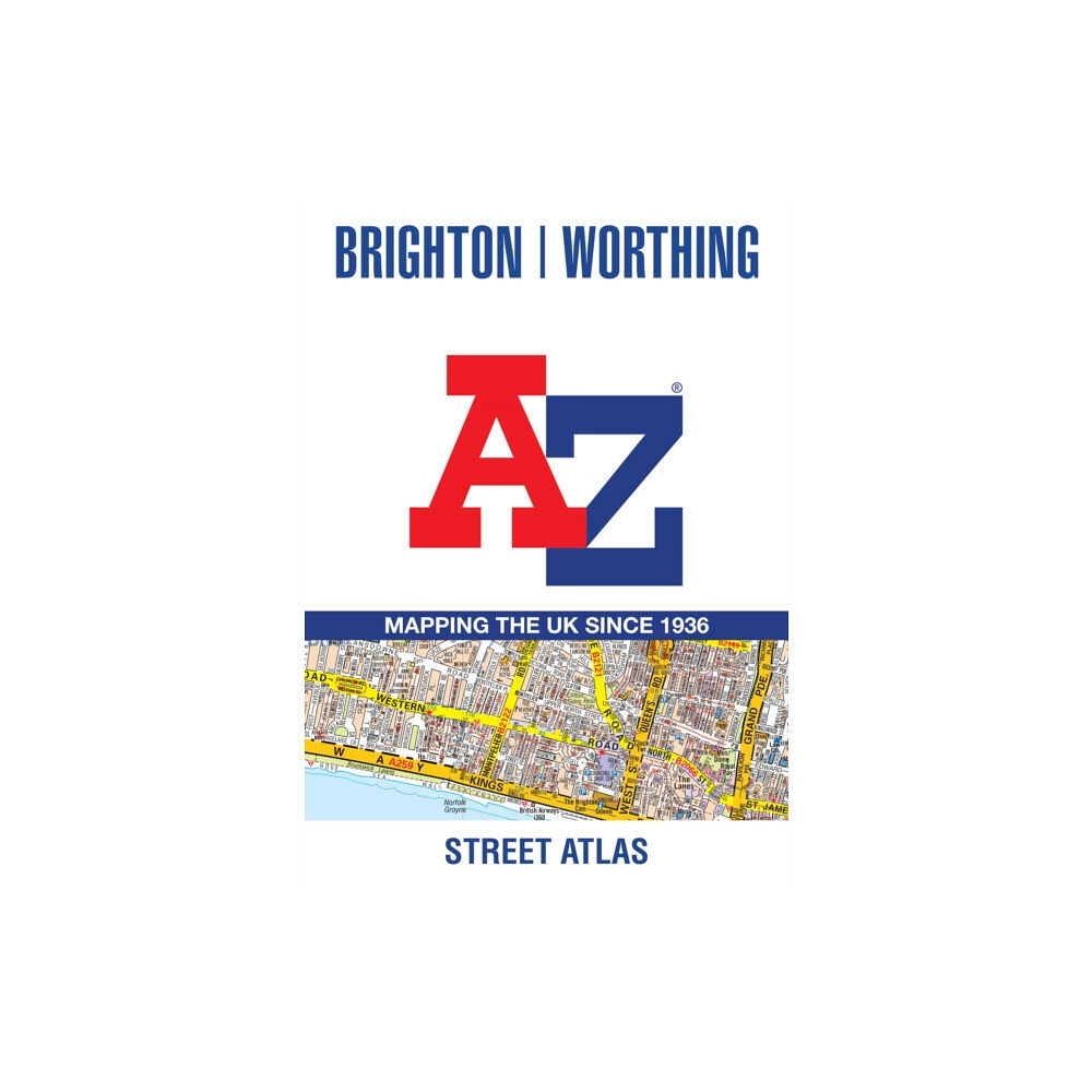 HarperCollins Publishers Brighton and Worthing A-Z Street Atlas (häftad, eng)