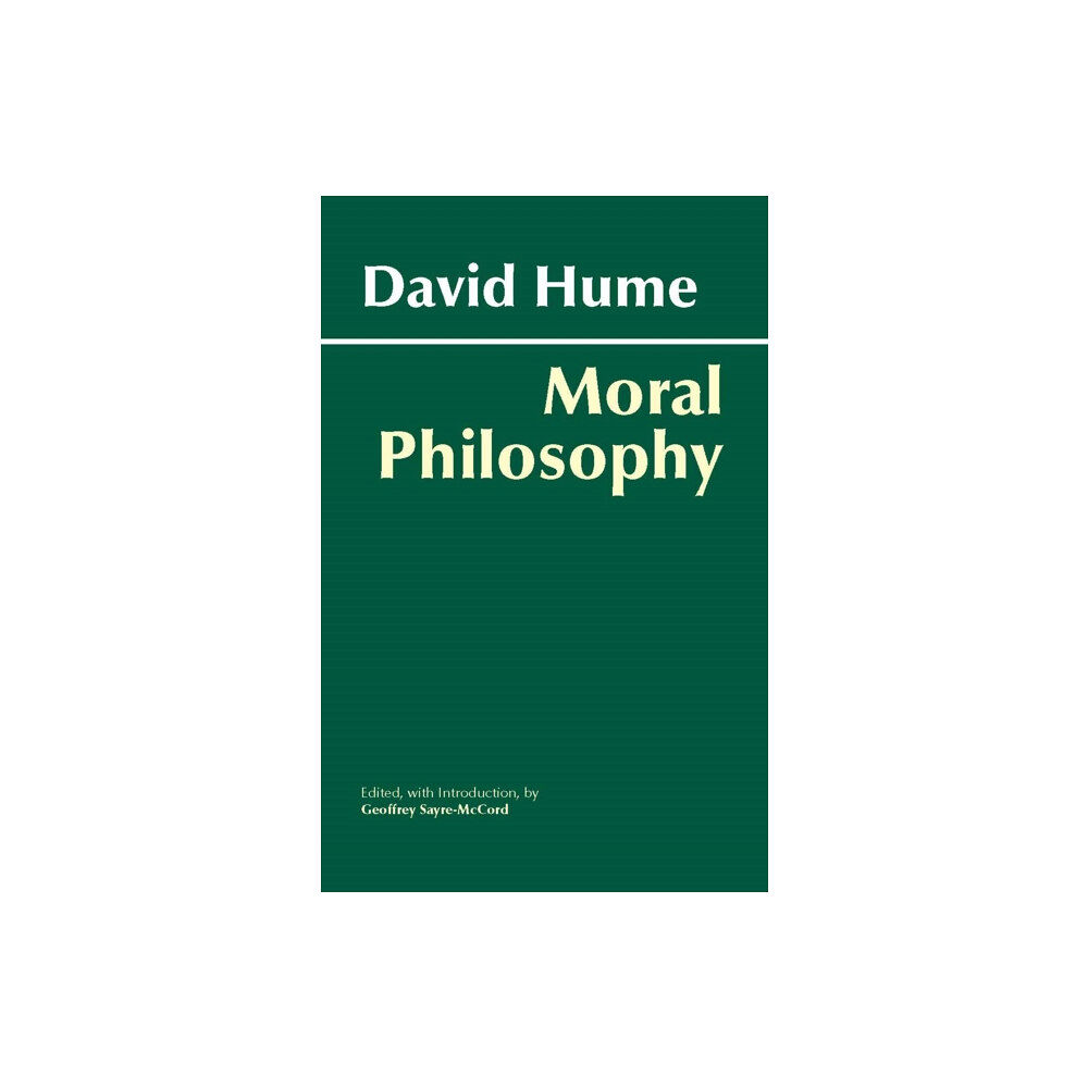 Hackett Publishing Co, Inc Hume: Moral Philosophy (häftad, eng)