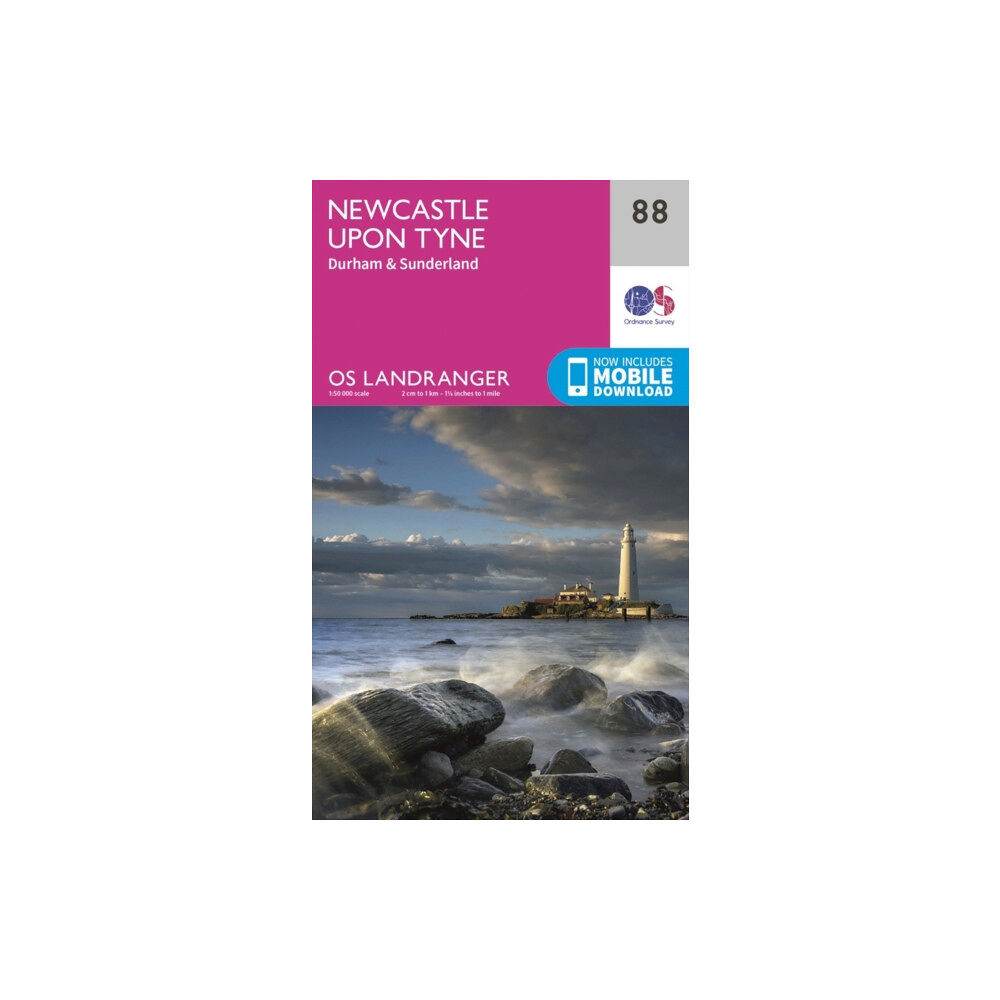 Ordnance Survey Newcastle Upon Tyne, Durham & Sunderland