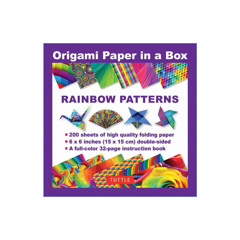 Tuttle Publishing Origami Paper in a Box - Rainbow Patterns (häftad, eng)