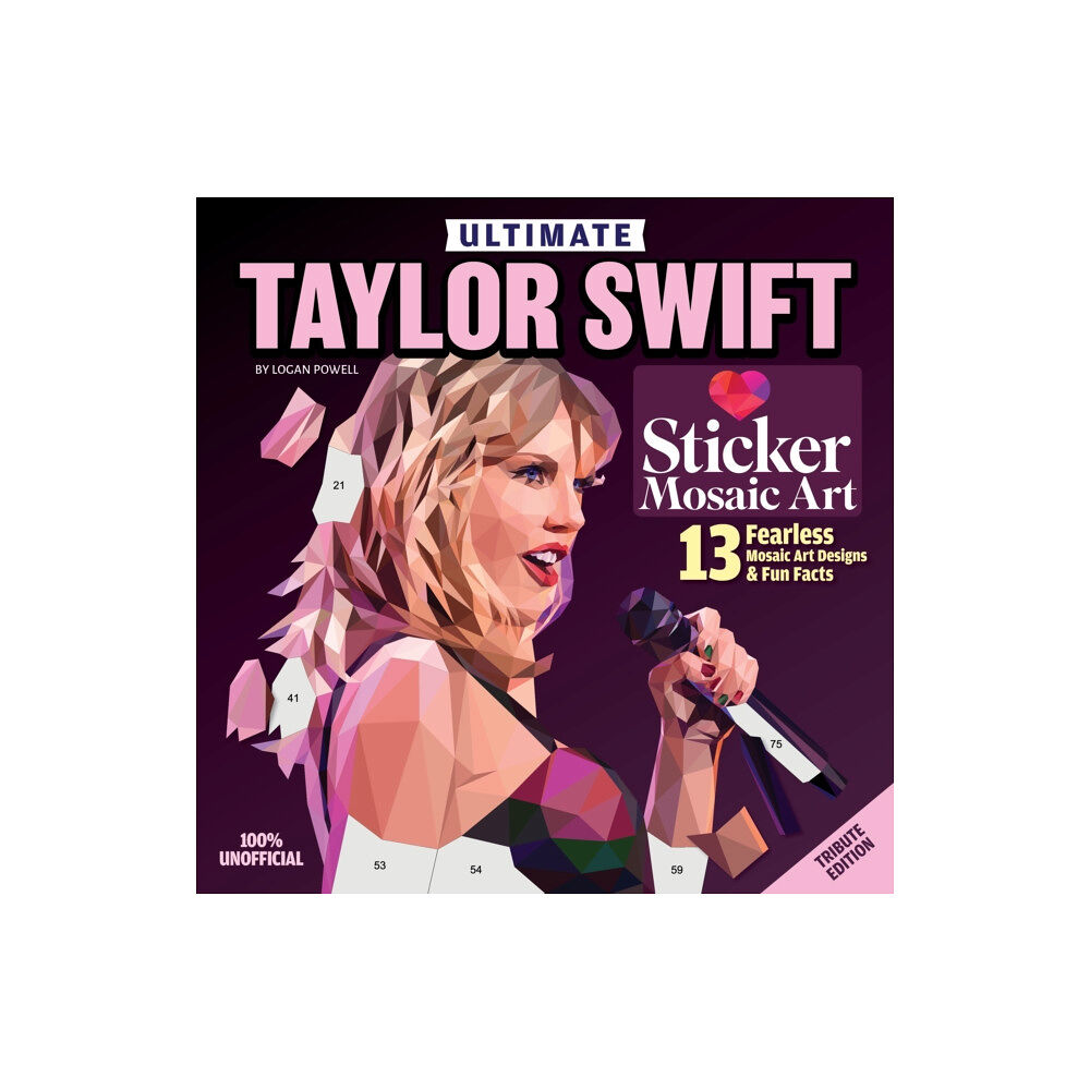 Design Originals Ultimate Taylor Swift Sticker Mosaic Art (häftad, eng)