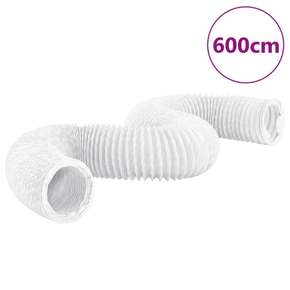 vidaXL Frånluftsslang PVC 6 m Ø10 cm