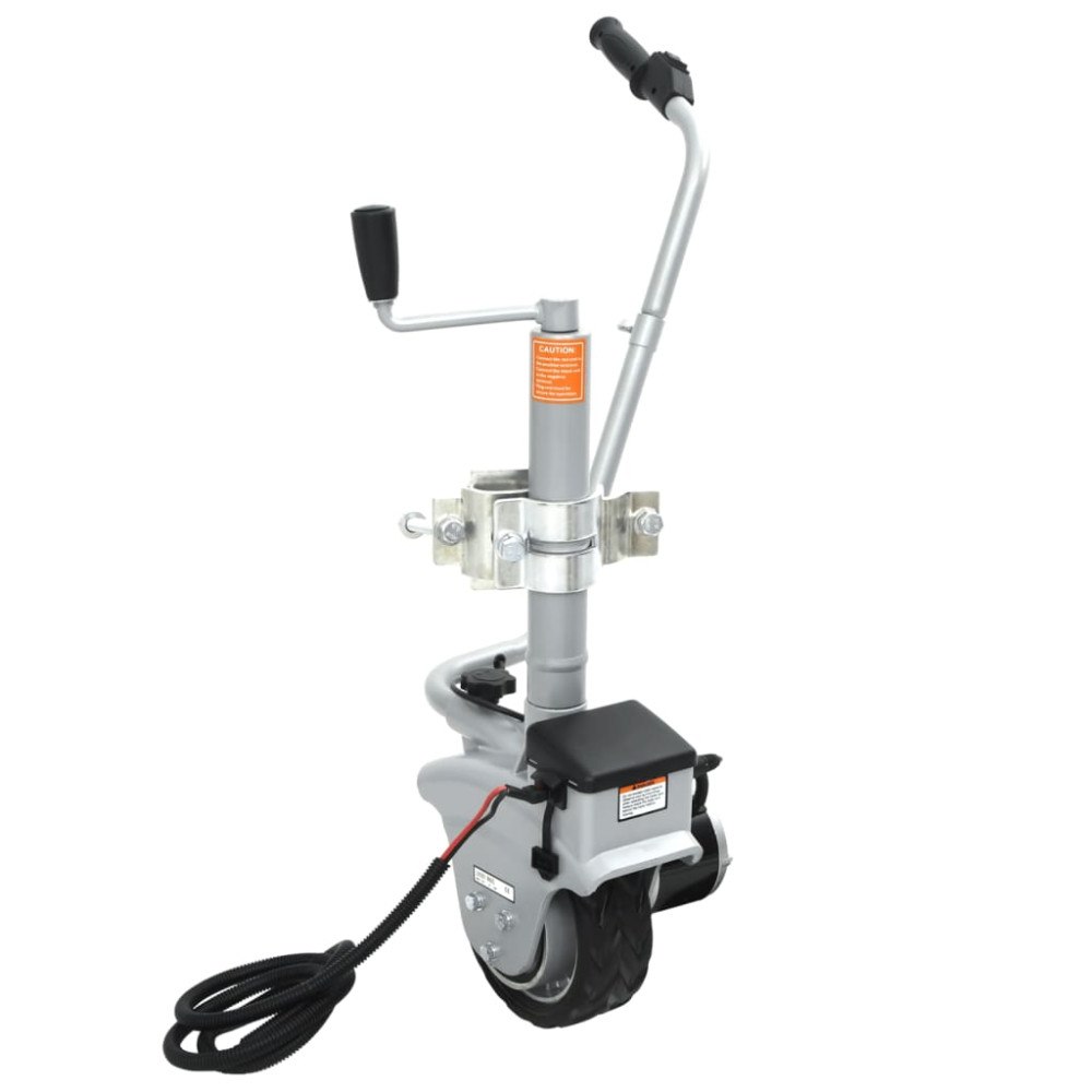 vidaXL Motoriserat stödhjul aluminium 12 V 350 W