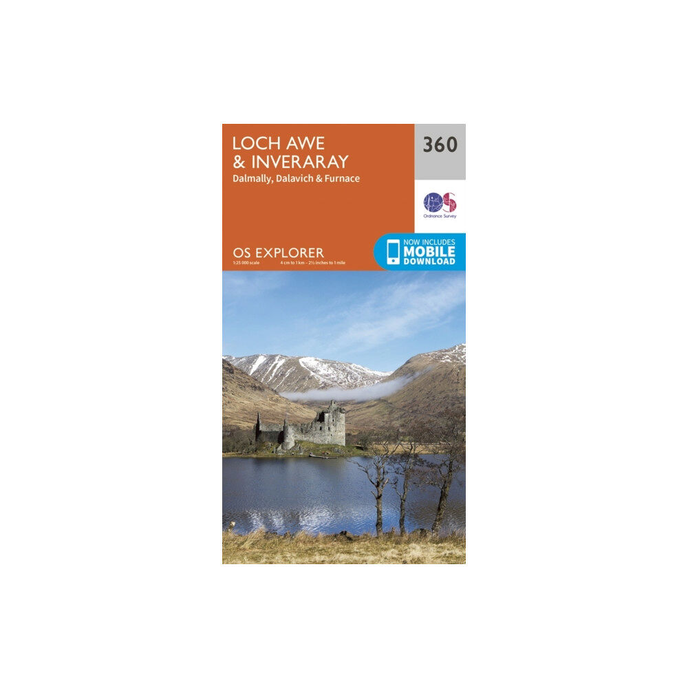 Ordnance Survey Loch Awe and Inveraray