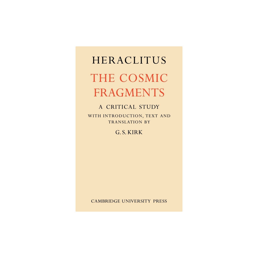 Cambridge University Press Heraclitus (häftad, eng)