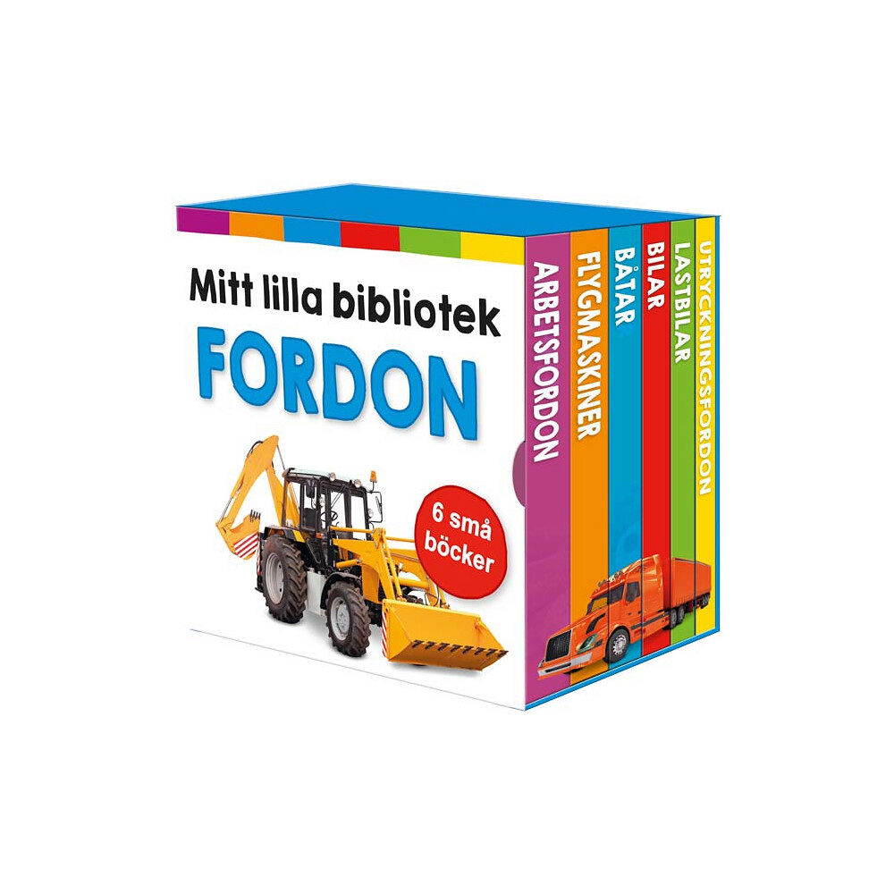 Tukan Förlag Mitt lilla bibliotek : Fordon 6 små böcker (bok, board book)