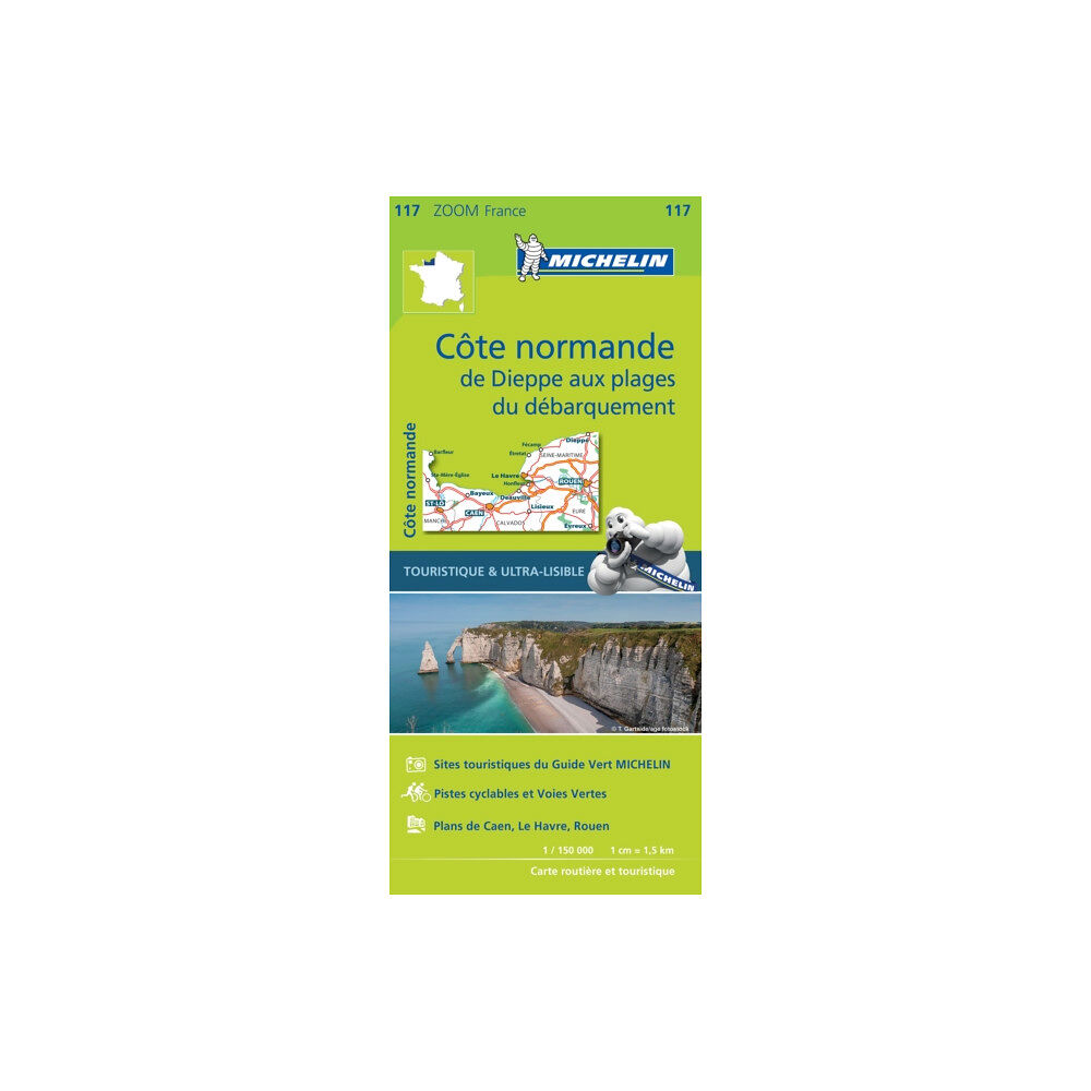 Michelin Editions Des Voyages Normandy Coast - Zoom Map 117