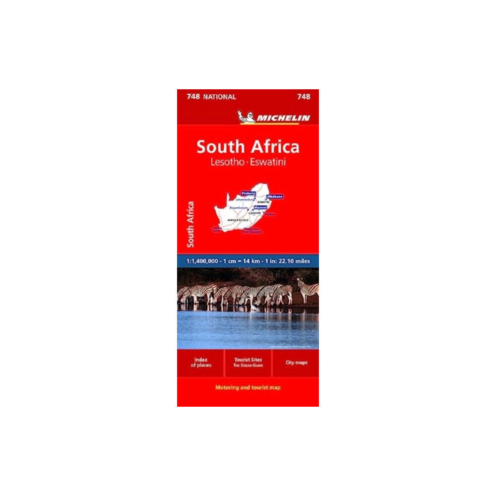 Michelin Editions Des Voyages South Africa - National Map 748