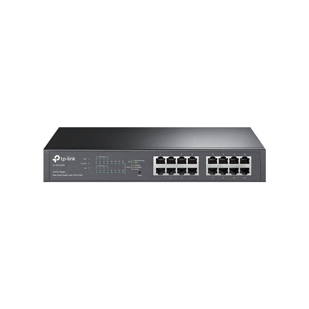 TP-LINK Technologies TP-Link TL-SG1016PE nätverksswitchar hanterad L2 Gigabit Ethernet (10/100/1000) Strömförsörjning via Ethernet (PoE) stöd...