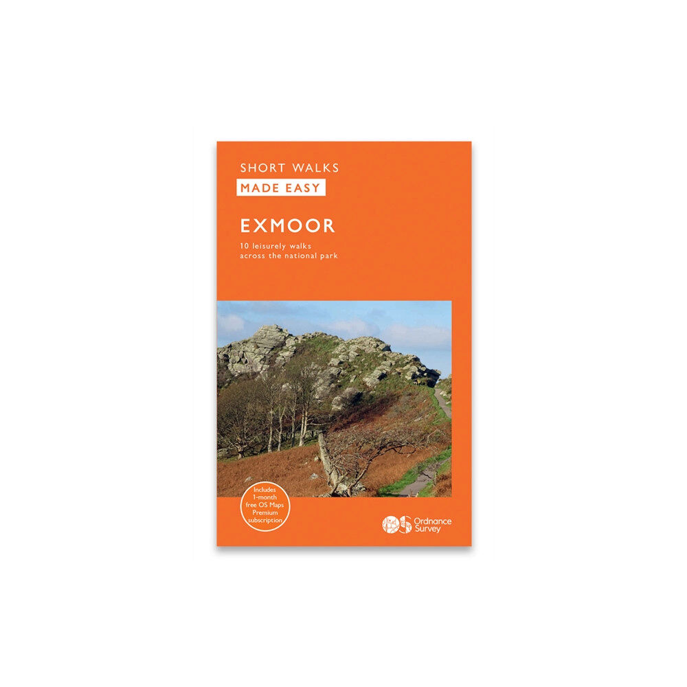 Ordnance Survey Exmoor (inbunden, eng)