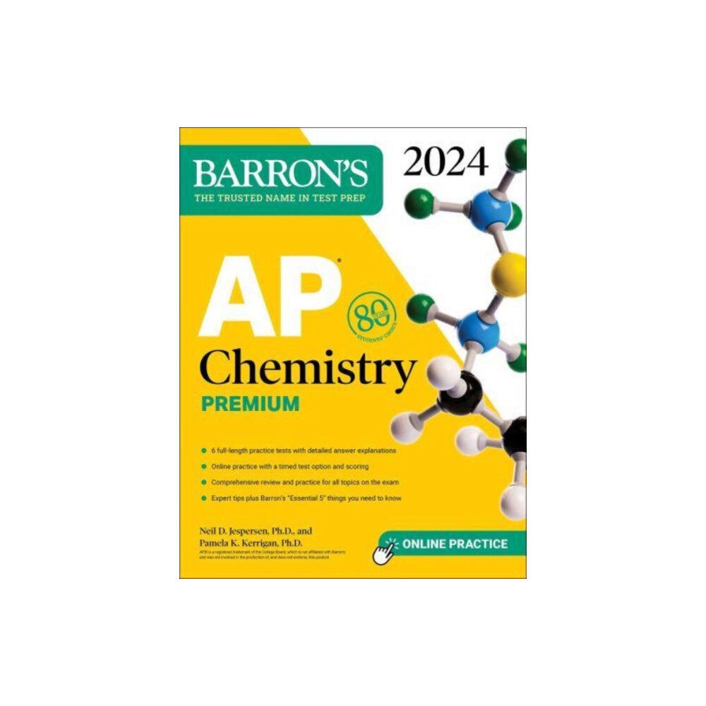 Kaplan Publishing AP Chemistry Premium, 2024: 6 Practice Tests + Comprehensive Review + Online Practice (häftad, eng)