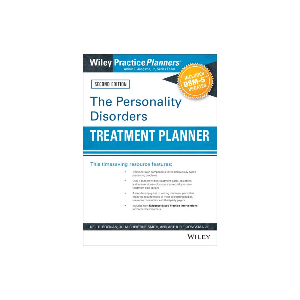 John Wiley & Sons Inc The Personality Disorders Treatment Planner: Includes DSM-5 Updates (häftad, eng)
