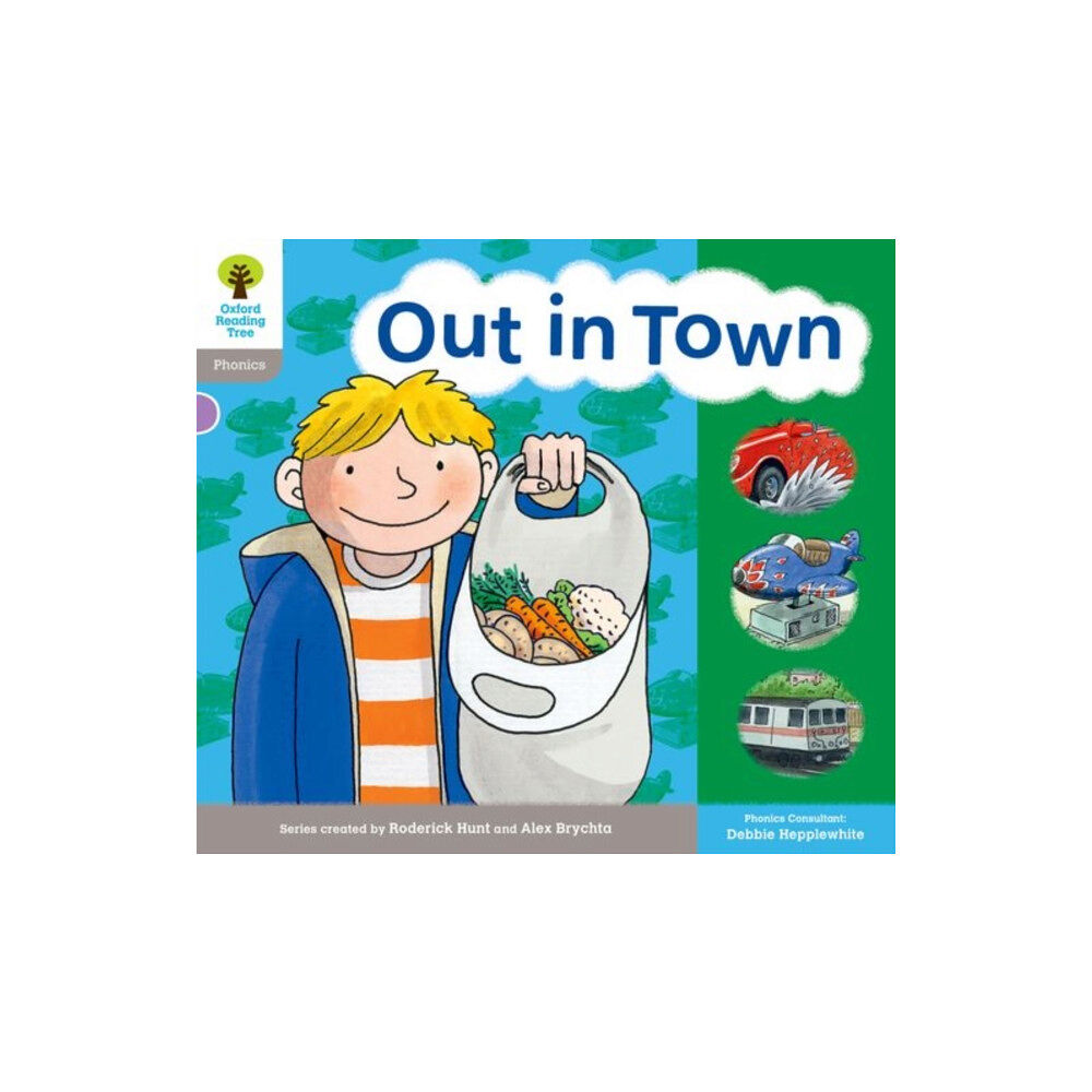 Oxford University Press Oxford Reading Tree: Level 1: Floppy's Phonics: Sounds and Letters: Out in Town (häftad, eng)
