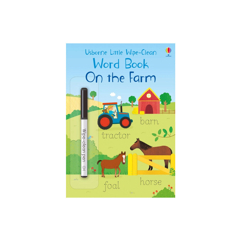 Usborne Publishing Ltd Little Wipe-Clean Word Book On the Farm (häftad, eng)