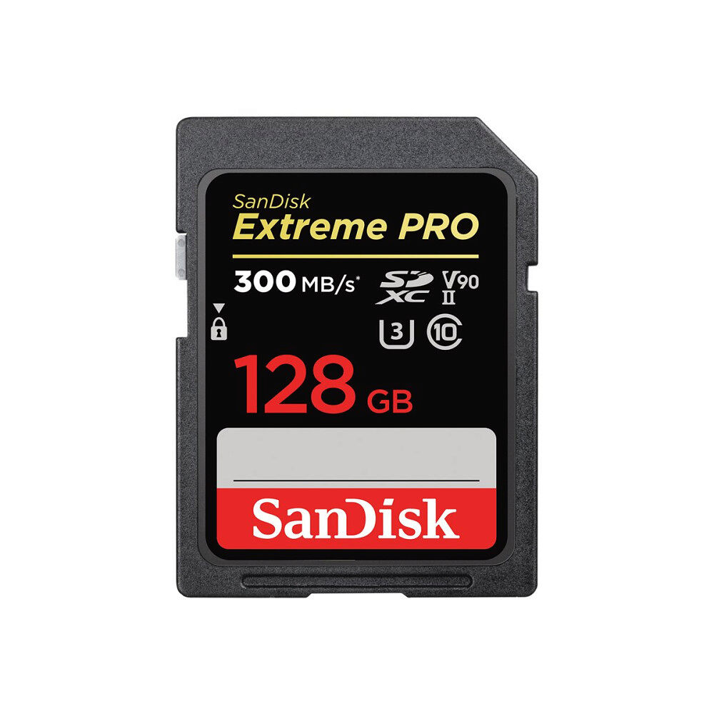 SANDISK SanDisk Extreme Pro - flash-minneskort - 128 GB - SDXC UHS-II