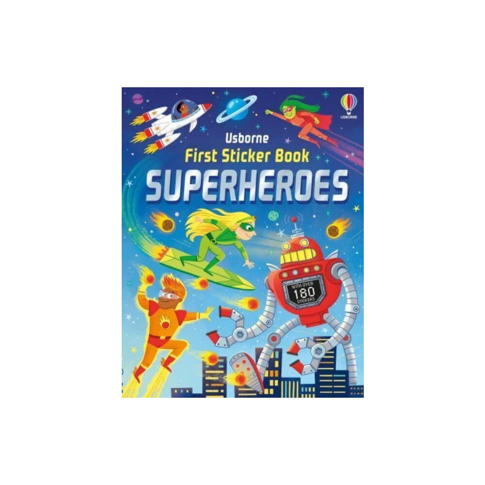 Usborne Publishing Ltd First Sticker Book Superheroes (häftad, eng)