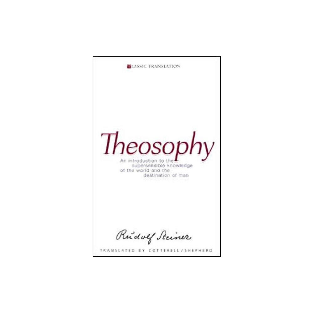 Rudolf Steiner Press Theosophy (häftad, eng)