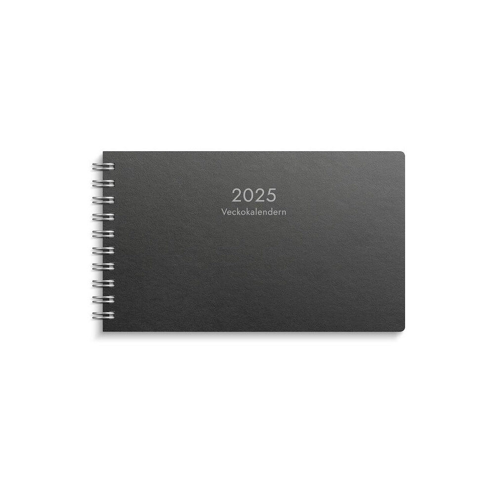 Burde Veckokalender Eco Line 2025 svart