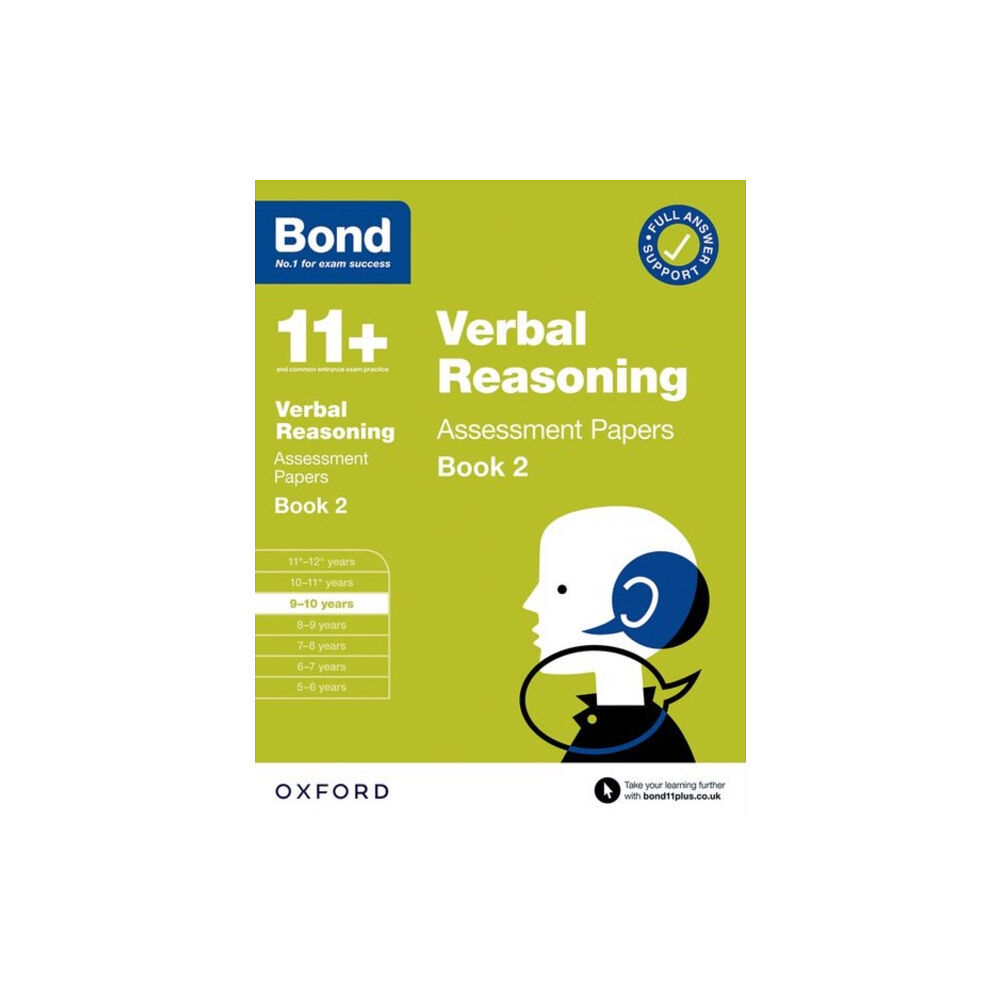 Oxford University Press Bond 11+ Verbal Reasoning Assessment Papers 9-10 Years Book 2: For 11+ GL assessment and Entrance Exams (häftad, eng)