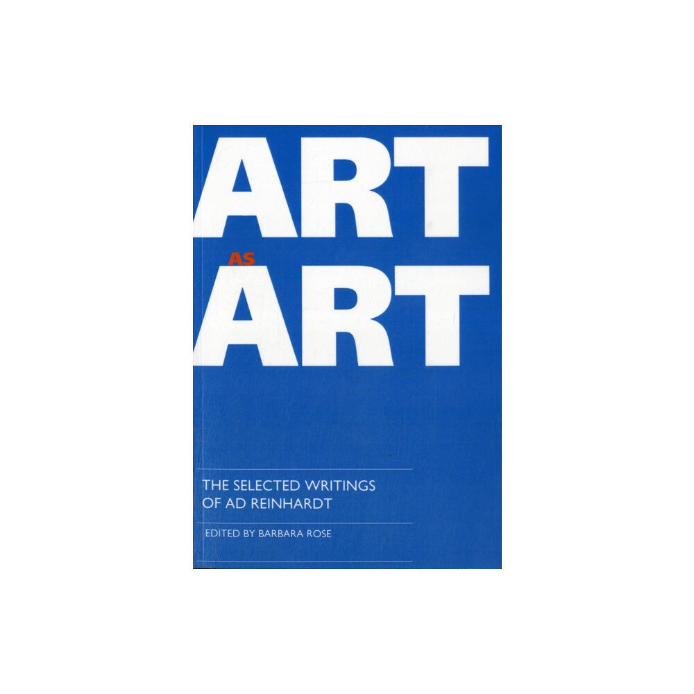 University of california press Art as Art (häftad, eng)