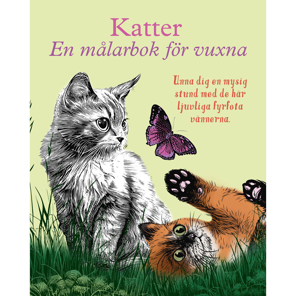 Barthelson Förlag Katter : en målarbok för vuxna (häftad)