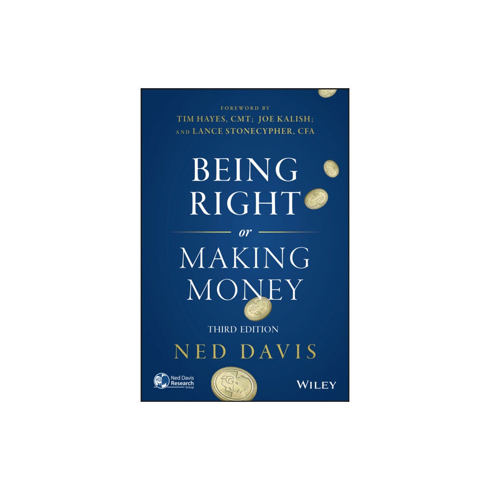 John Wiley & Sons Inc Being Right or Making Money (inbunden, eng)