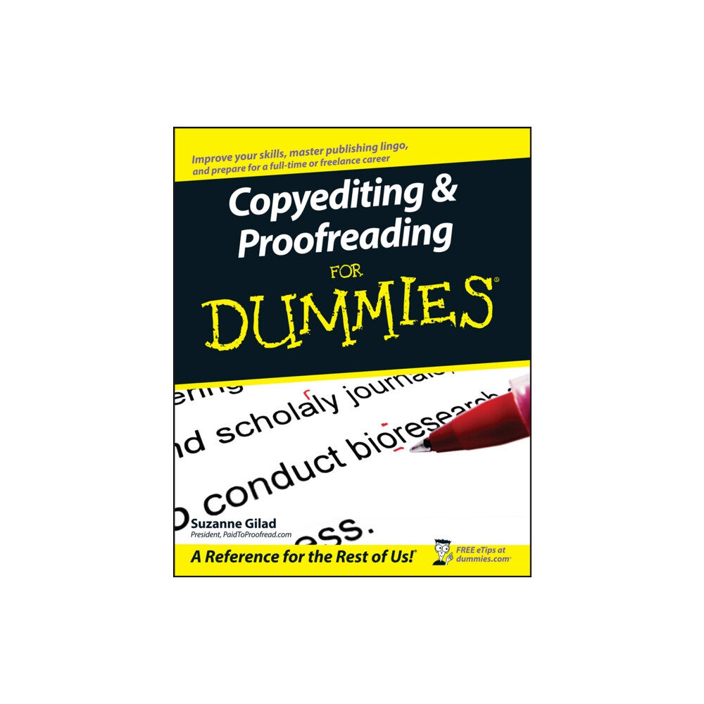 John Wiley & Sons Inc Copyediting and Proofreading For Dummies (häftad, eng)