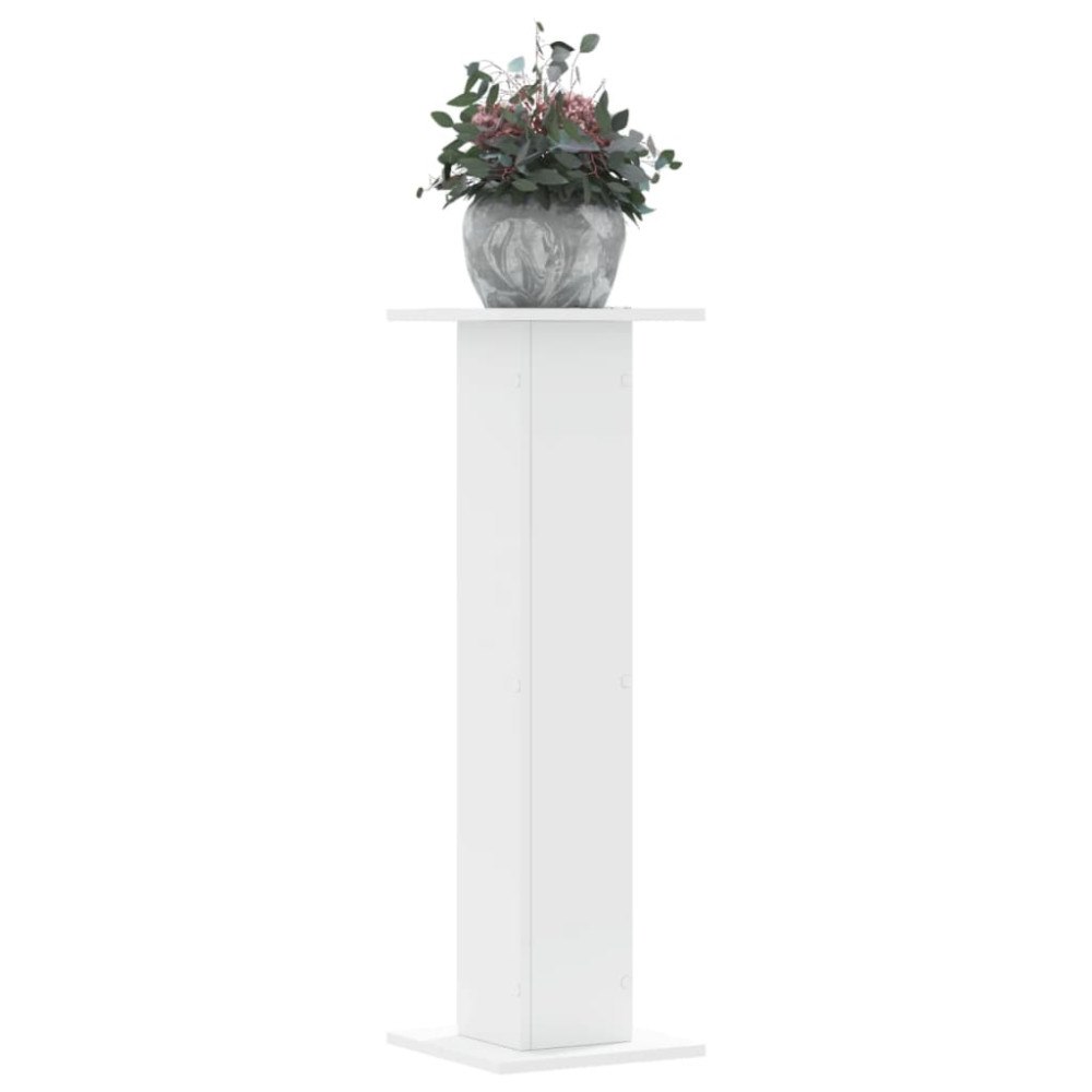 vidaXL Växtställ 2 st vit 30x30x95 cm konstruerat trä