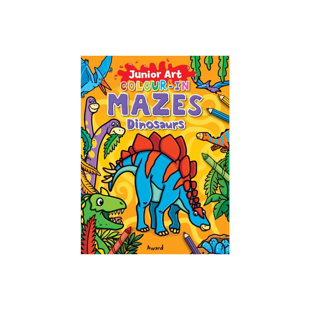 Award Publications Ltd Junior Art Colour in Mazes: Dinosaurs (häftad, eng)