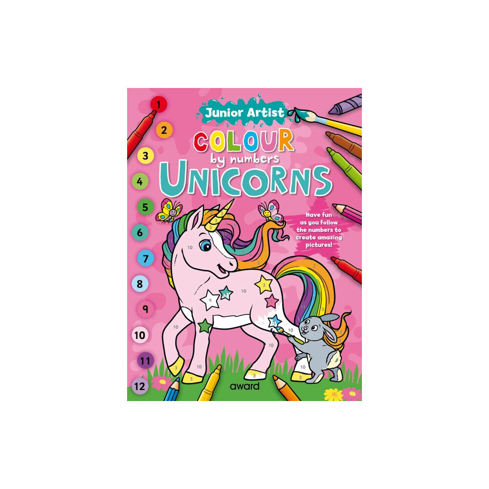 Award Publications Ltd Junior Artist Colour By Numbers: Unicorns (häftad, eng)