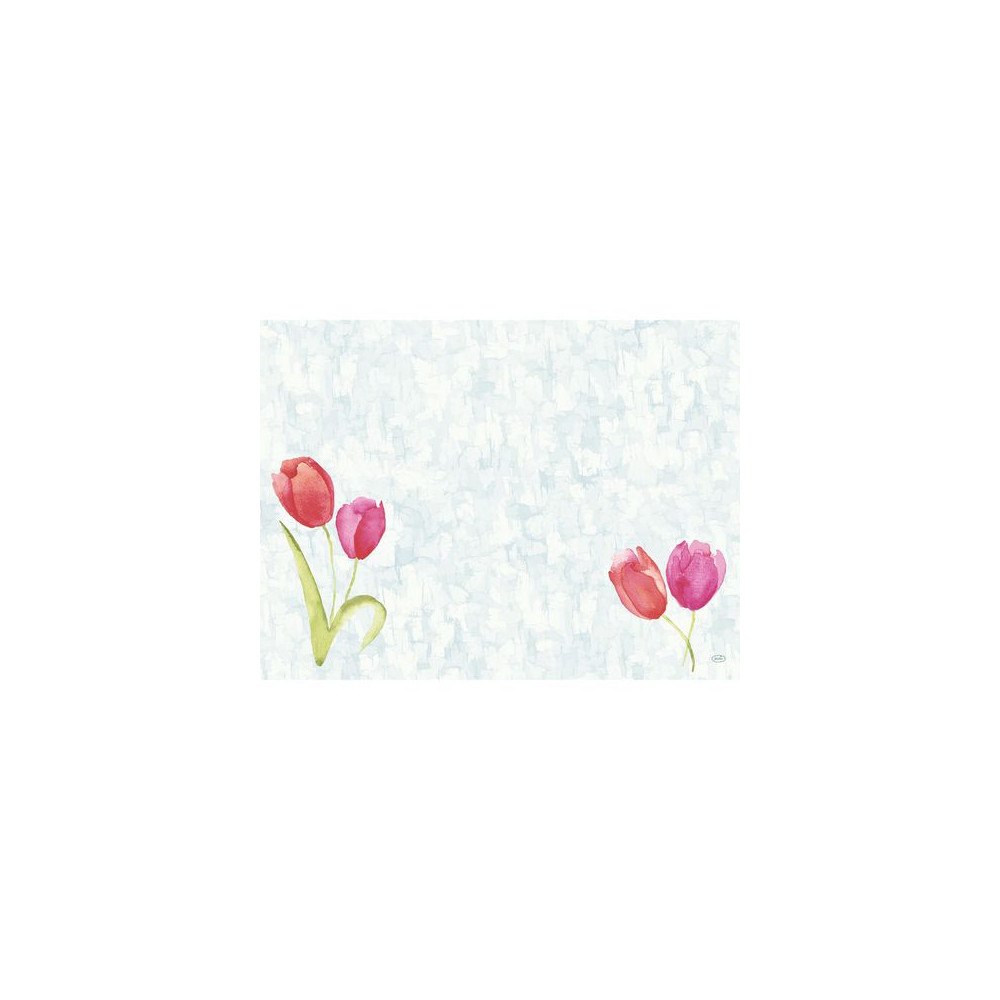 Duni Tablett Tulips BIO DC 30X40cm 100/fp