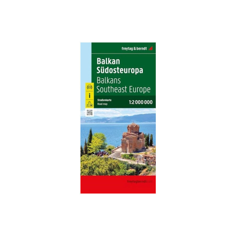 Freytag-Berndt Balkans - Europe Southeast Europe Road Map