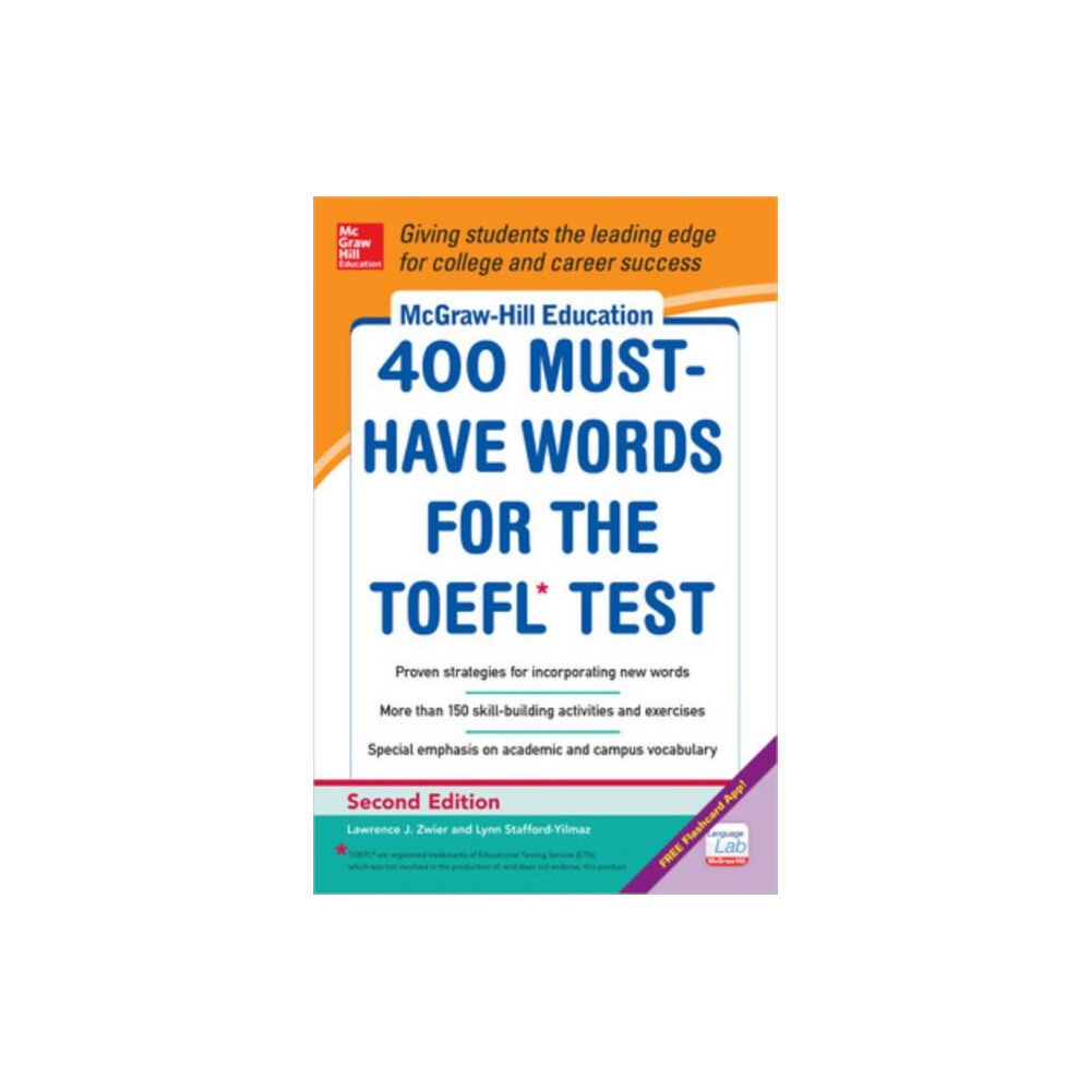 McGraw-Hill Education - Europe McGraw-Hill Education 400 Must-Have Words for the TOEFL (häftad, eng)