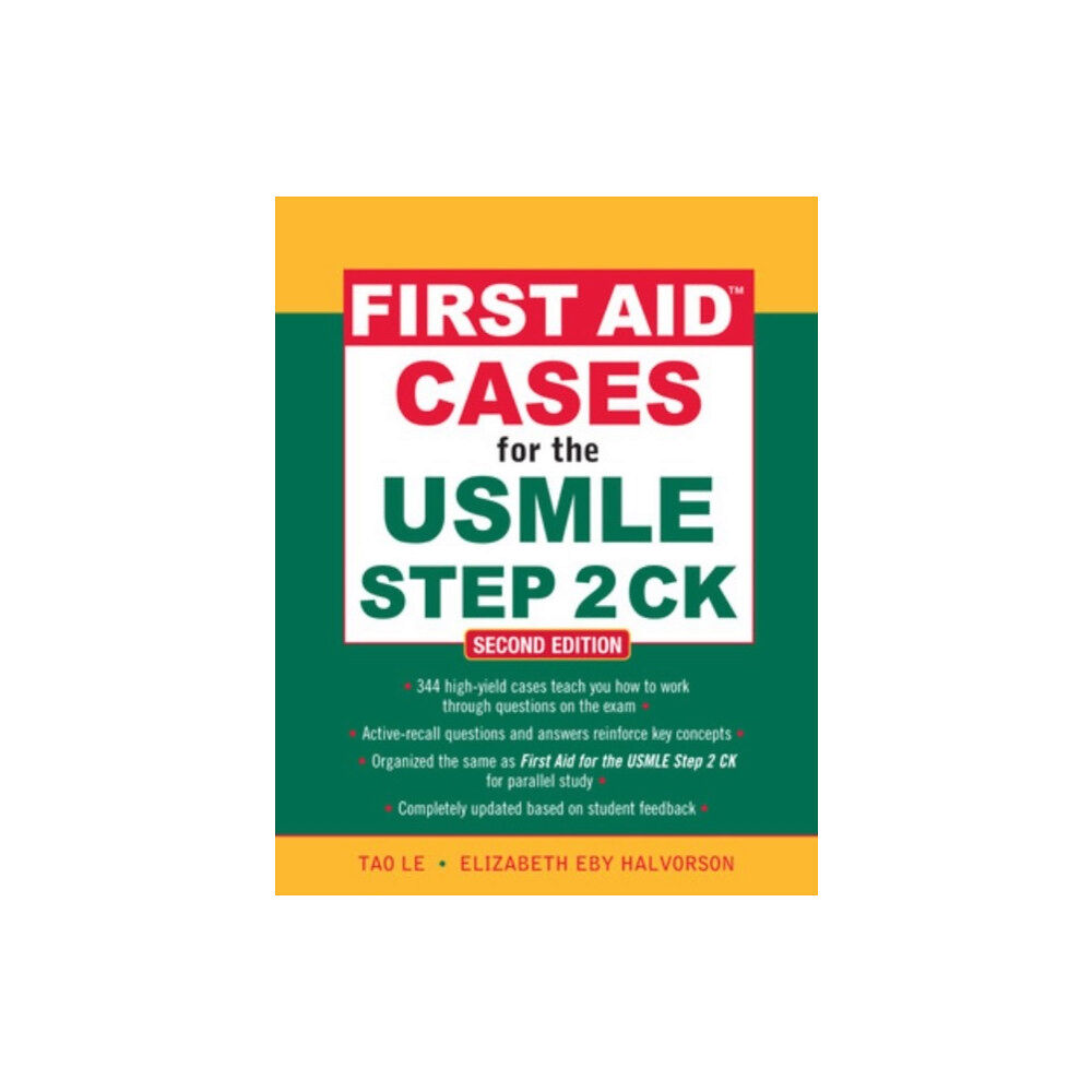 McGraw-Hill Education - Europe First Aid Cases for the USMLE Step 2 CK, Second Edition (häftad, eng)