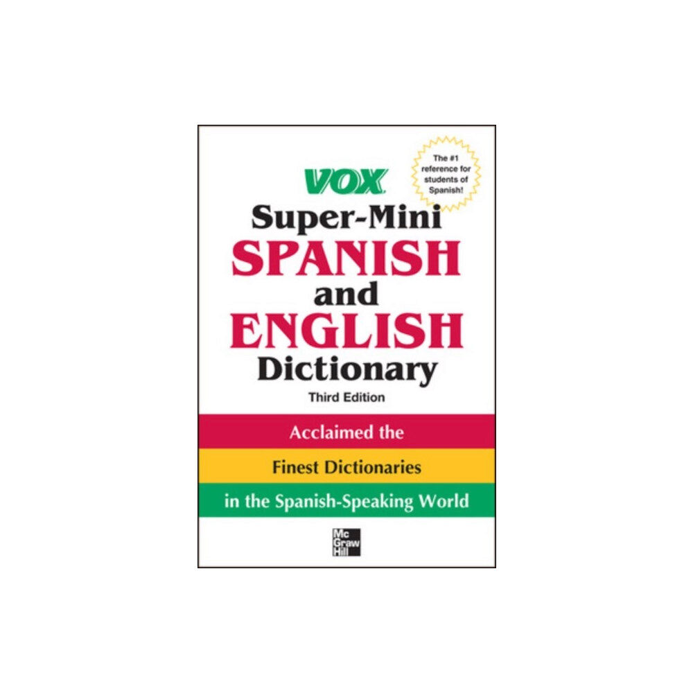 McGraw-Hill Education - Europe Vox Super-Mini Spanish and English Dictionary (häftad, eng)