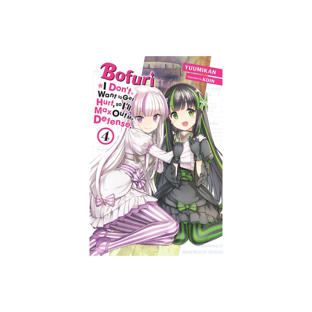 Little, Brown & Company Bofuri: I Don't Want to Get Hurt, so I'll Max Out My Defense, Vol. 4 (light novel) (häftad, eng)