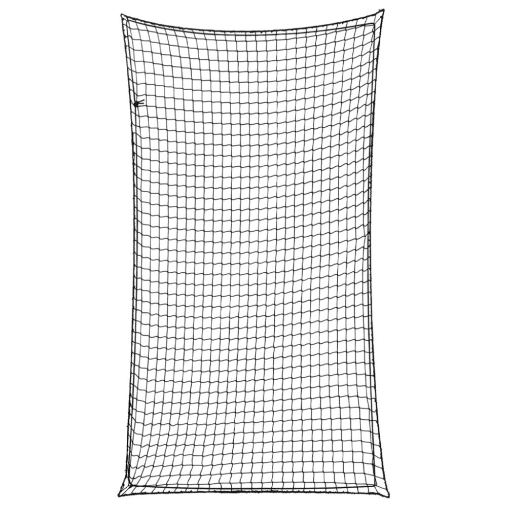 vidaXL Lastnät med elastiskt rep svart 4,5x2,5 m PP
